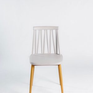 Serena acrylic & wooden chair
