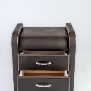 Tobago leather pedestal
